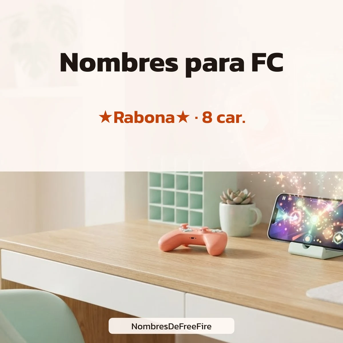 Nombres para FC Mobile con letras especiales y número de caracteres