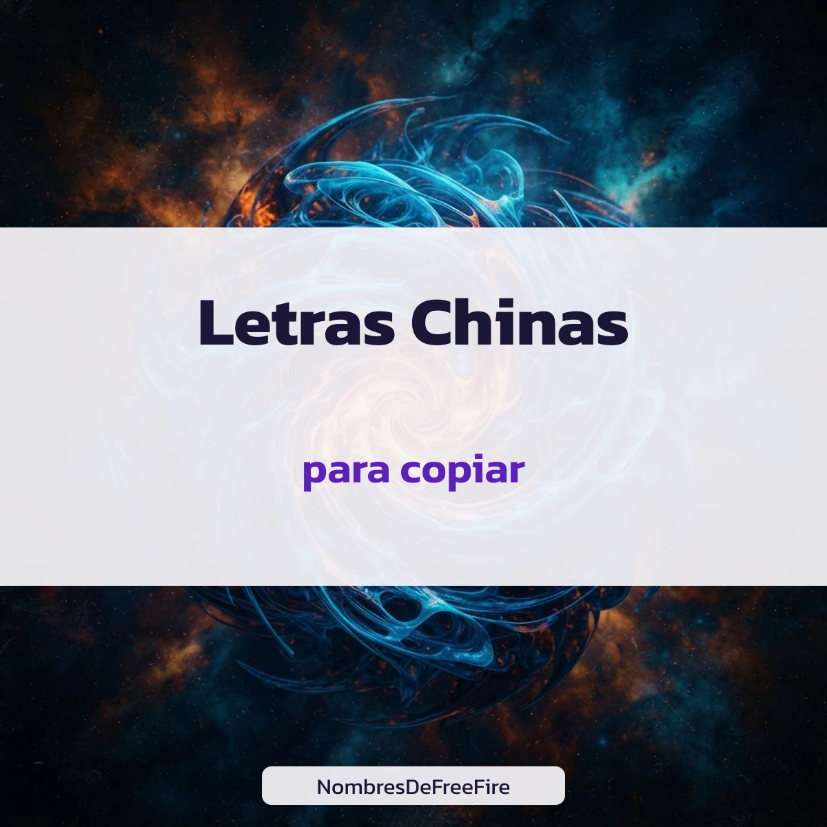Alfabeto estilo chino para copiar
