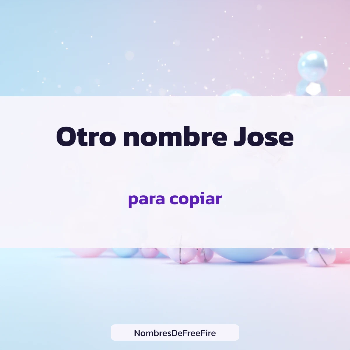 Pepe, Chepe y Joselo con letras especiales